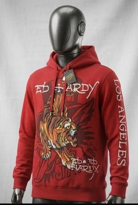 ED HARDY Red Hoody - Tiger (jt4)