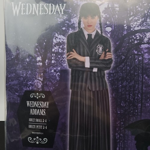 Wednesday Addams Nevermore Academy Costume Dress & Blazers Adult Small 2-4 - Picture 2 of 8