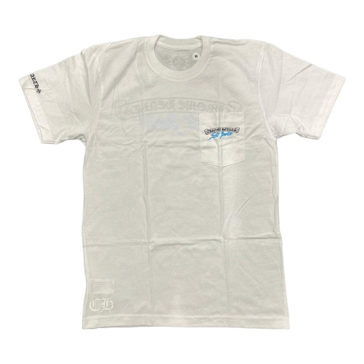 CHROME HEARTS ホワイト Tシャツ Chrome Hearts St. Barth Horseshoe T-Shirt White | eBay