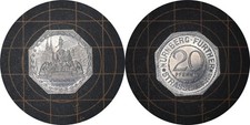 20 Pfennigs City of Nuremberg Federal state of Bavaria Germany Token Neptun