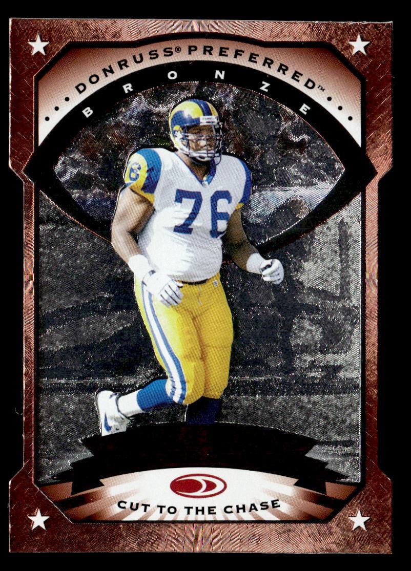 Orlando Pace Donruss Preferred #115 Cut to the Chase