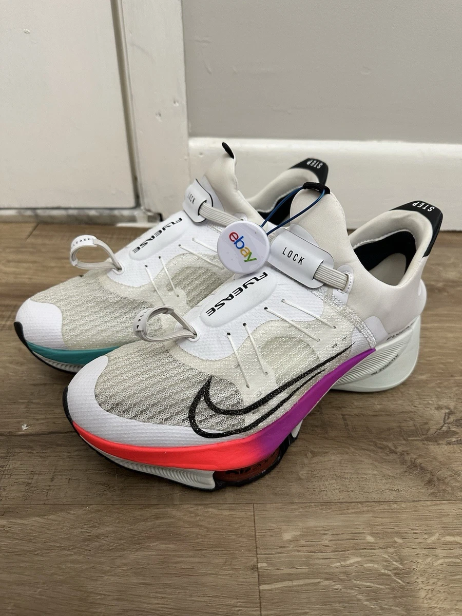 NIKE AIRZOOMTENPONEXT% FLYEASE 26cm 美品 Nike Air Zoom Tempo NEXT% Flyease White Multi for Sale
