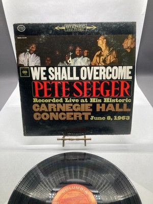 Pete Seeger We Shall Overcome Vintage Vinyl LP 1963 CBS Record CS-8901