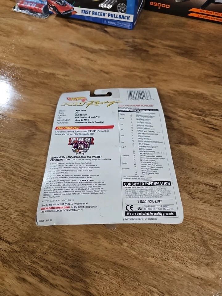 Hot Wheels Racing 1998 Pro Racing 1-е издание Nascar Кайл Петти No44 Pro Racing - Изображение 4 из 4