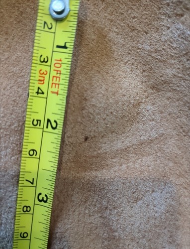 Vintage Boston Harbour Brown Suede Leather Bomber Jacket Full Zip Men’s Large - Picture 5 of 11