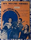 On Miami Shore Sheet Music William Le Baron Victor Jacobi 1924 Waltz Jazz Rare