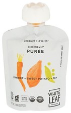 White Leaf Provisions Baby Food Carrt Swt Pot 3.17 Oz Pack Of 6