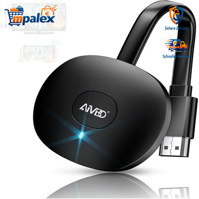 Wireless HDMI Dongle Miracast Display Adapter WiFi Screen Mirror TV Beamer HD