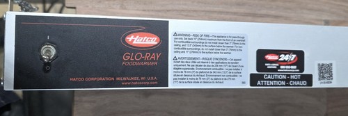 Hatco GRAH-48 Glo-Ray 48" Infrared Restaurant Food Warmer Pre-owned Clean