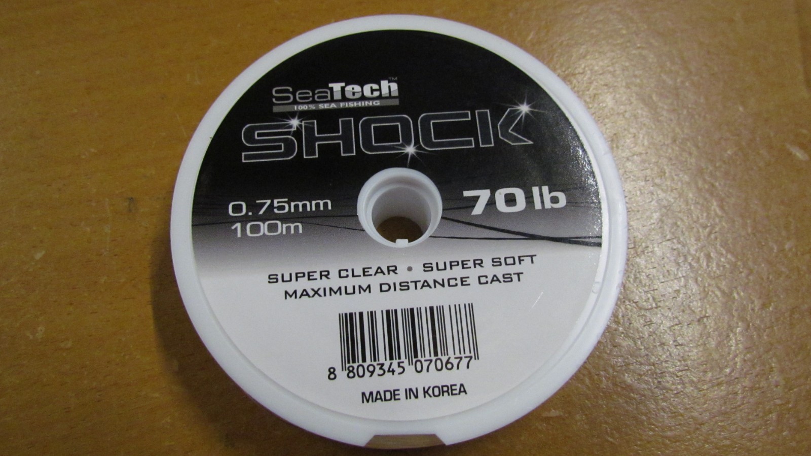 Seatech 70lb Shock Leader 0.75mm 100m (Clear)