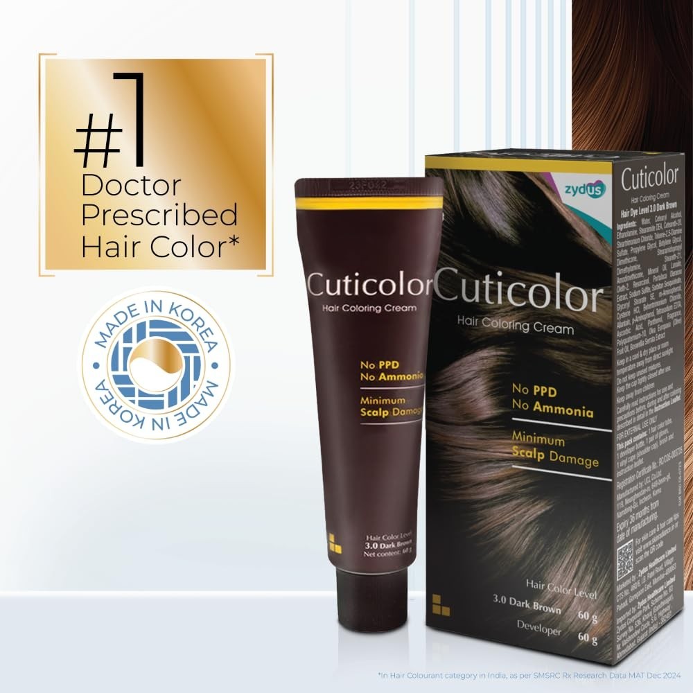 Permanent Hair Color Cream|#1 Dr Prescribed|for Sensitive Sk
