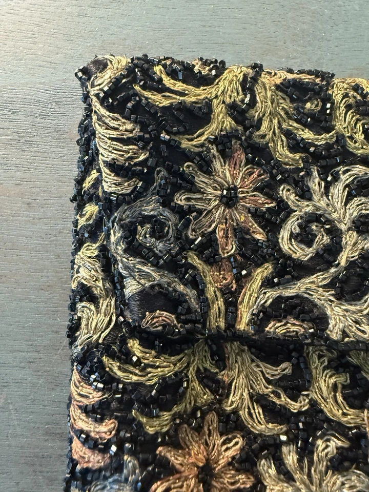 ✨BOLSO CLUTCH DE COLECCIÓN AÑOS 60 JOSEF BOLSO DE MANO FRANCÉS CON CUENTAS✨ Foto 2 de 4