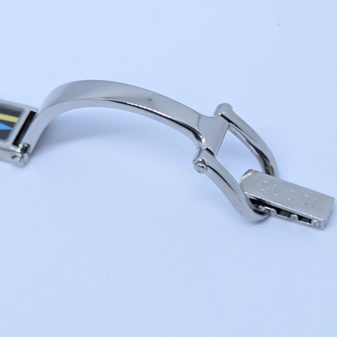 GUCCI 1500L Flower Leaf Dial Quartz Bangle Watch Maintained & Battery Replaced thumbnail 3