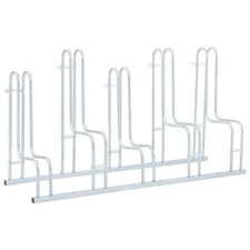 Image of Bicycle Stand for 5 Bikes Floor Freestanding Galvanised Steel