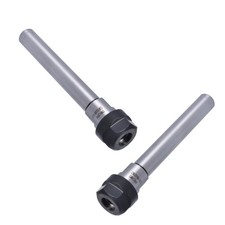 2 Pcs For CNC C16-ER16-100L Collet Straight Shank Chuck Holder Tool Collet Chuck