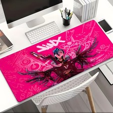 40 90cmJinx Anime Gaming Desk Mat Mouse Pad - Non-Slip Durable Surface with Ji