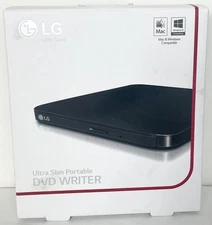 LG Ultra Slim Portable DVD Writer Mac + Windows SP80NB80