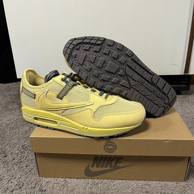 Nike Air Max 1 x Travis Scott Saturn Gold US Men Size 12 DO9392-700 Shoes DS