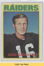 1972 Topps George Blanda #235 HOF READ 0q4