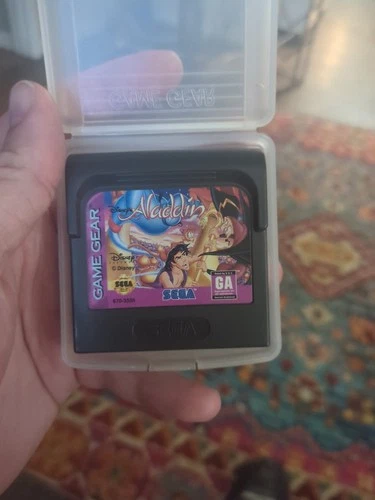 Sega Game Gear Disney's Aladdin Cartridge Tested. SUPER FAST SHIPPING!