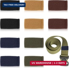 10 Pack Elastic Belt Keeper Strap, Nylon Canvas Web Belt Elastic Loop Kee