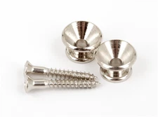 Genuine Fender Original Vintage Style Guitar Strap Buttons - NICKEL, Pair