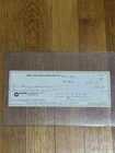 Barry Sanders Autographed NFL Football Check Dated 1/28/1991 Free Shipping