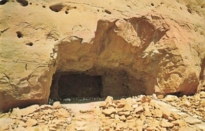 Postcard Exterior Hole 'N the Rock Home near Moab Utah