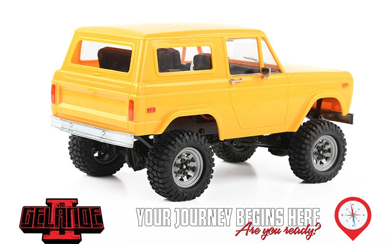 Camión RC4WD 1/18 Gelande II RTR con juego de carrocería dura Black Hawk amarillo Z-RTR0059 Foto 4 de 4