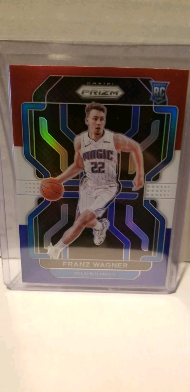 2021-22 Prizm Franz Wagner Red White Blue Prizm Rookie RC #310