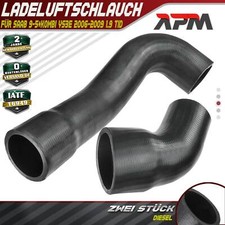 2x Ladeluftschlauch Turboschlauch für Saab 9-5+Kombi YS3E 06-09 1.9 TiD 12762043