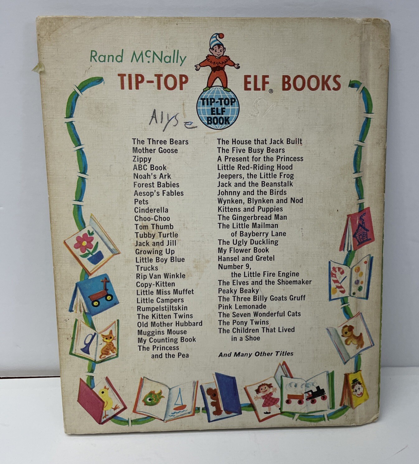 Vintage 1967 CHATTERDUCK  Rand McNally Tip Top Elf  Hardback Book Colorful