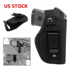 Tactical IWB Tuckable Gun Holster with Clip Carry Right Hand Pistol Belt Holder