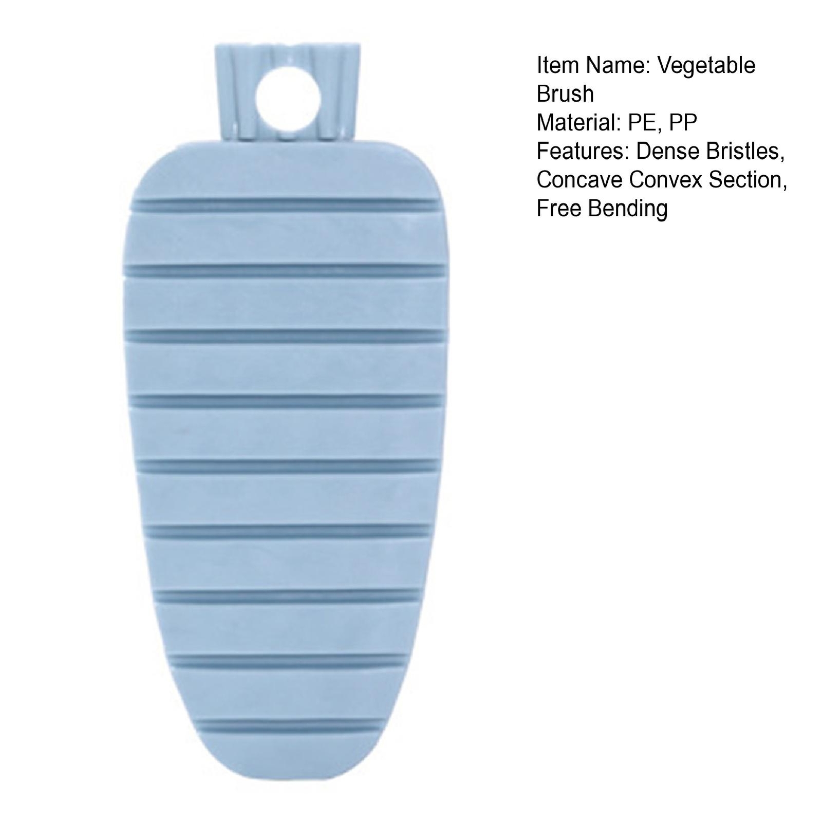 Fruit Cleaning Brush Concave Convex Section Cleaning Food Grade