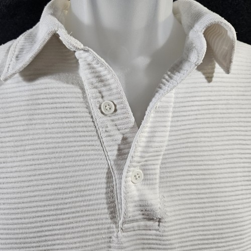 Vintage Chase Authentic Polo Plain White LARGE - Picture 3 of 7