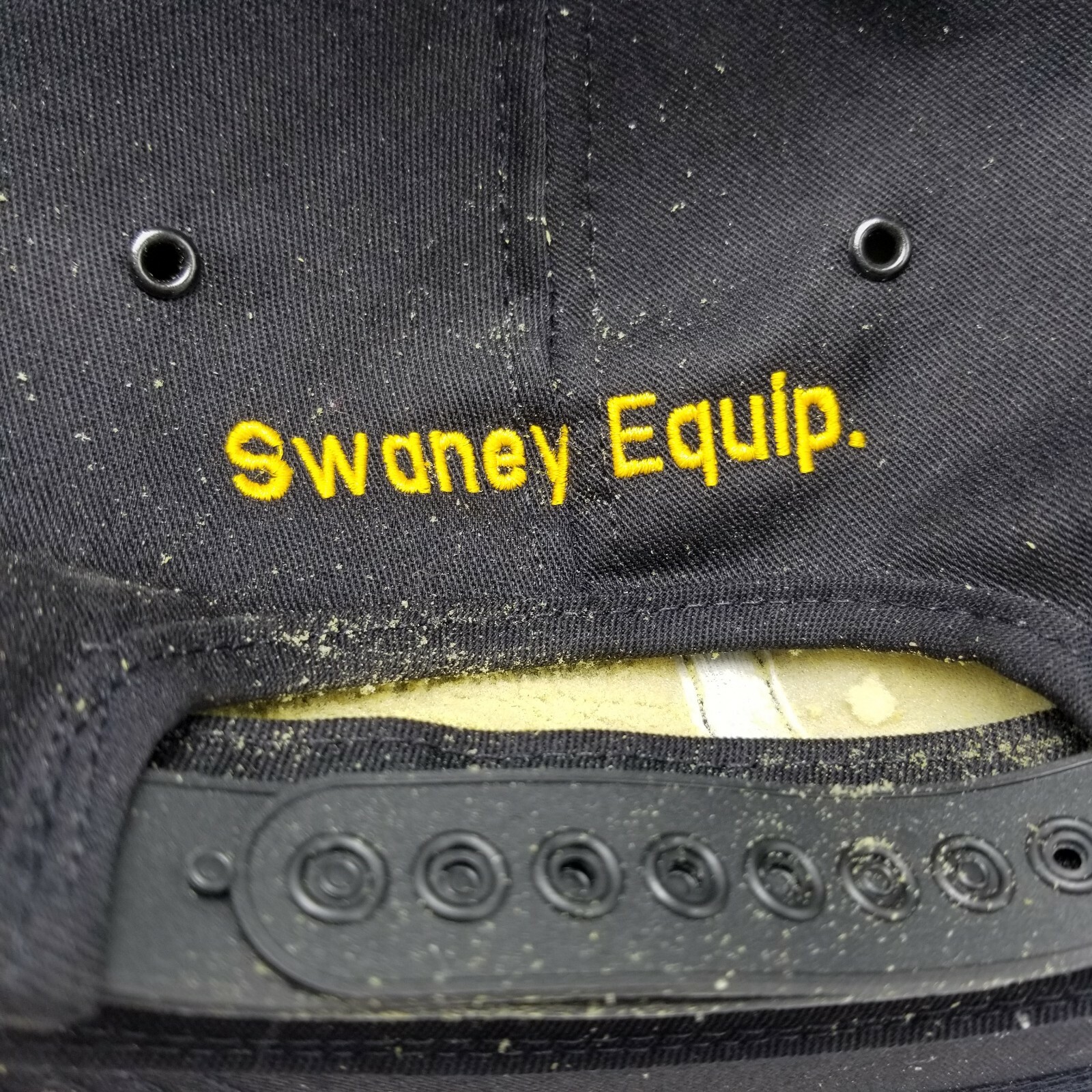 John Deere City Of Waterloo Iowa Swaney Hat Cap Black… Gem