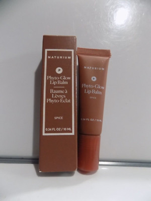 NIB Naturium Phyto-Glow Lip Balm 0.34 Oz 10 mL *SPICE*