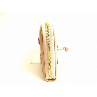 めろん 未使用 JIMMY CHOO FILIPA Jimmy Choo Filipa Zip-around Long Wallet in Pink Leather Multi