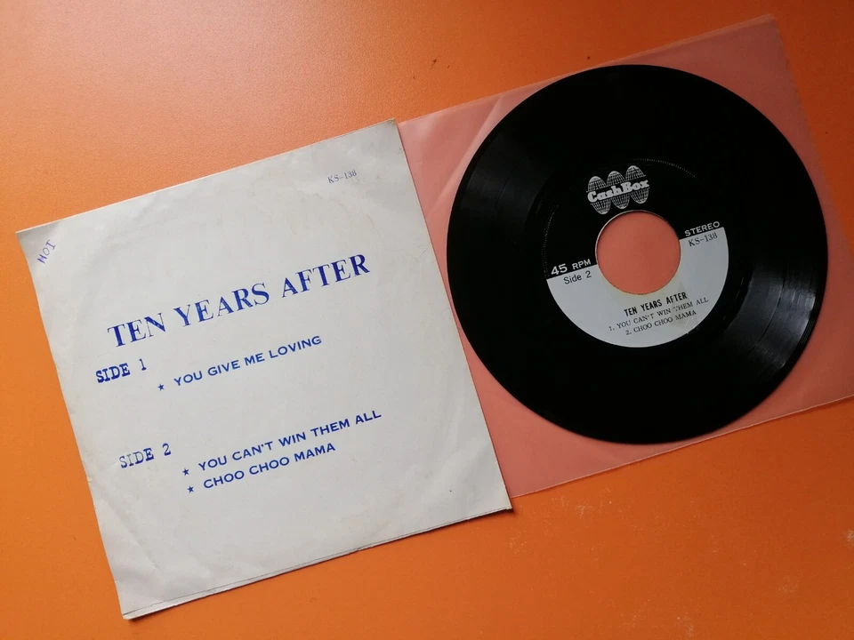TEN YEARS AFTER [ YOU GIVE ME LOVING ] VINTAGE 7" RECORDS THAILAND EDITION - Image 2 of 2