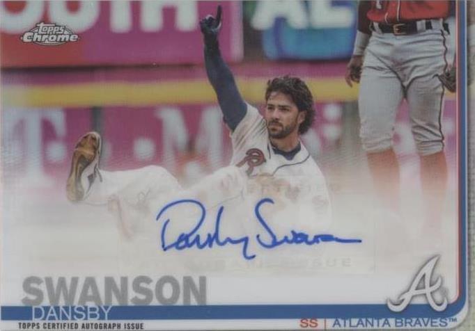 2019 Topps Chrome Update Series - Target Autographs Dansby Swanson #CUA ...