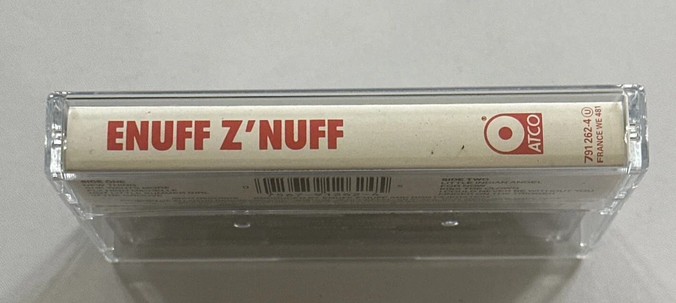 Enuff Z'nuff Znuff Self Titled Rock/Metal Album Cassette Tape Ex / Mint - Image 4 of 4