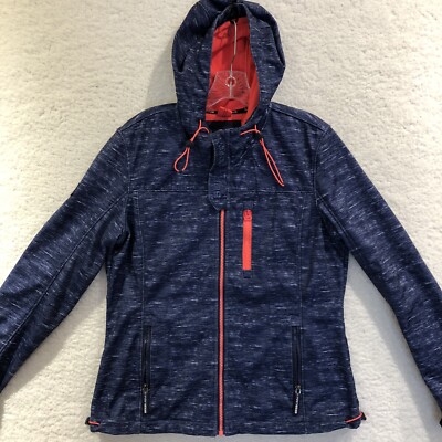 Original Superdry Windtrekker Women's Size 8 Full Zip Jacket Hooded