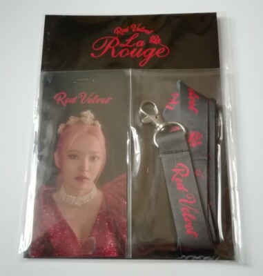 Red Velvet La Rouge Official Concert Memorabilia Yeri Lanyard & Hard Photo