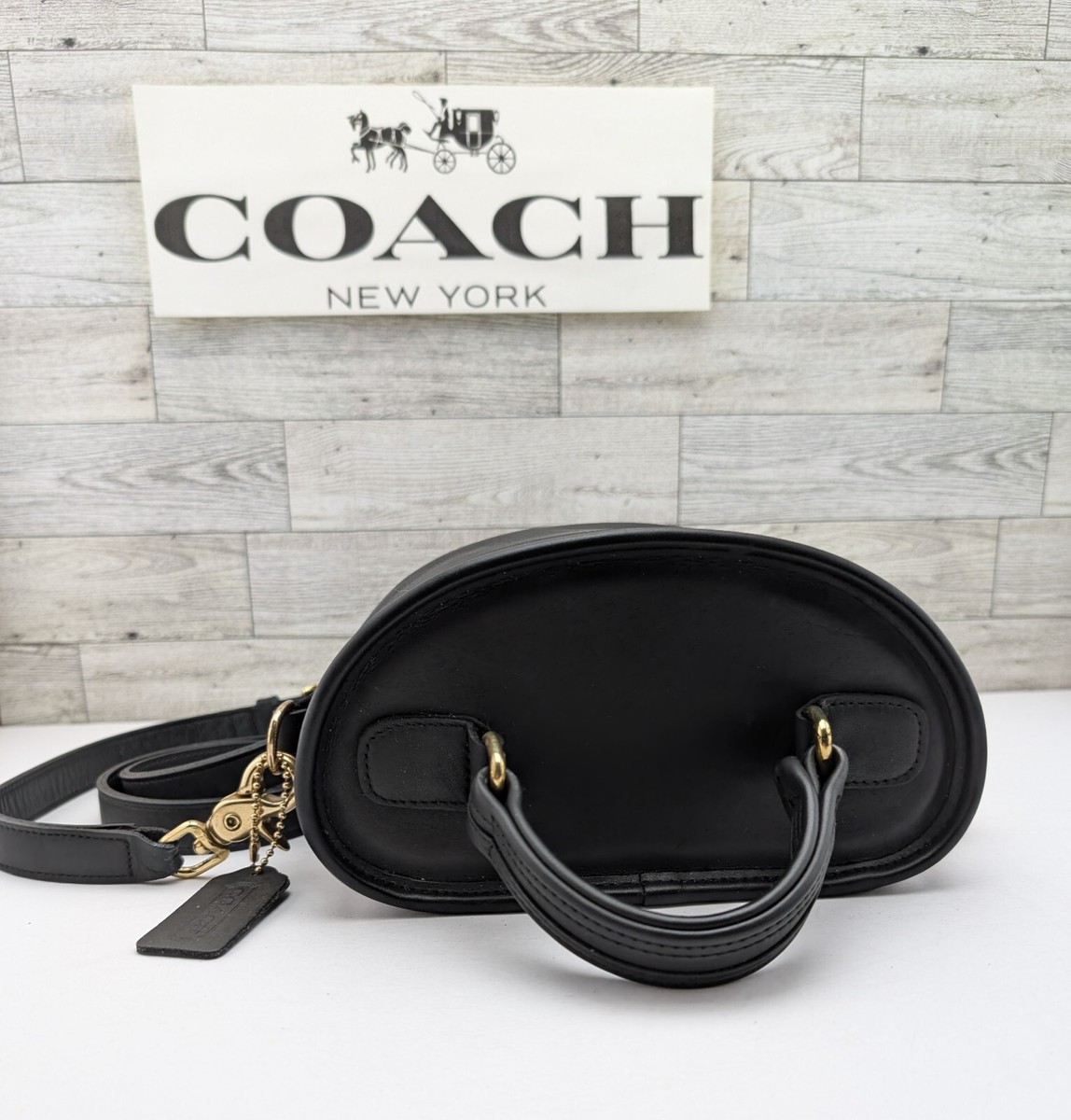 RARE COACH VINTAGE TRAIN CASE / TRAIL BAG 9955 TOP HANDLE