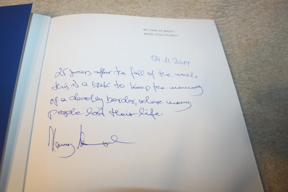 Wo Stand Die Mauer? / Where Stood the Wall? by Harry Hampel SIGNED - Image 2 of 4