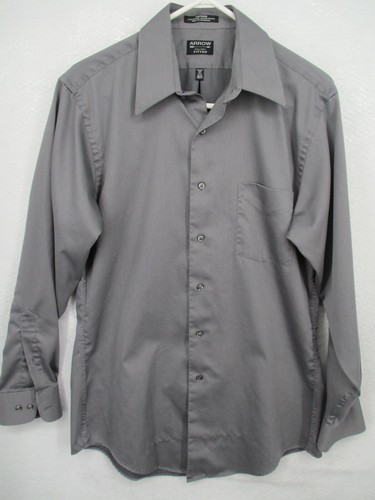 Arrow Men's Shirt 15.5 32/33 Wrinkle 