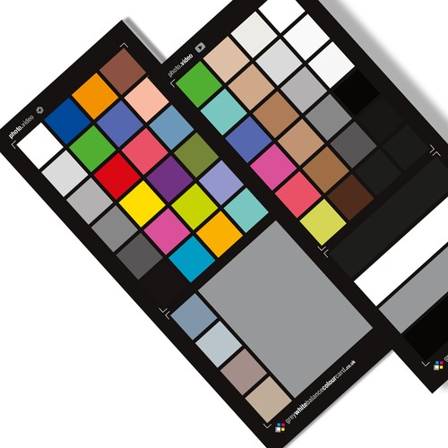 THE 4 in1 Grey White Balance Colour Card for Still and Video eBay