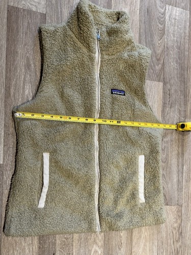Patagonia Retro-X Vest Sherpa Fleece Youth Large Oatmeal Color Size 12 Kids L - Picture 13 of 16