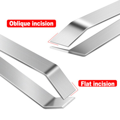 Stainless Steel Fish Bone Tweezers Pincer Clip Puller Remover Tongs Fish Bone