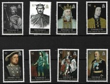 Solomon Islands 2009 - Kings and Queens of England - Set of 8 - MNH